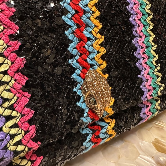 NWOT Kurt Geiger Kensington sequin shoulder crossbody handbag GORGEOUS! - Picture 3 of 11